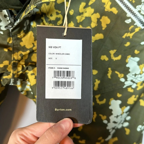 Burton Vida Stretch Snow Pants Women’s Size Small Wheeler Camo NWT - Picture 13 of 16